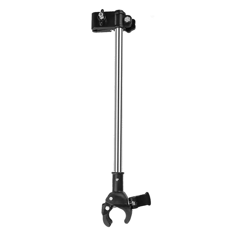 Yobee Umbrella Mount Holder  Adjustable Umbrella Mount Stand No Need Wrench to Attach/Detach Umbrella Clamp for Wheelchairs  Walker  Rollator  Biycle  Pram  Stroller  Black - Image 1